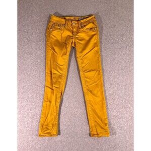 Miss Me JS5014S78 Womens Jeans Mustard Tag Size 25 (26x28) Skinny Stretch